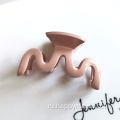 9см большой M Geometric Plastic Plastic Hair Clain Claw Claw